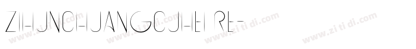 zihunchuangcuhei Re字体转换
